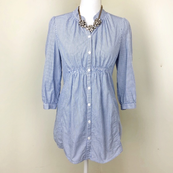 Anthropologie Tops - Anthro Odille Striped Button Down Shirt